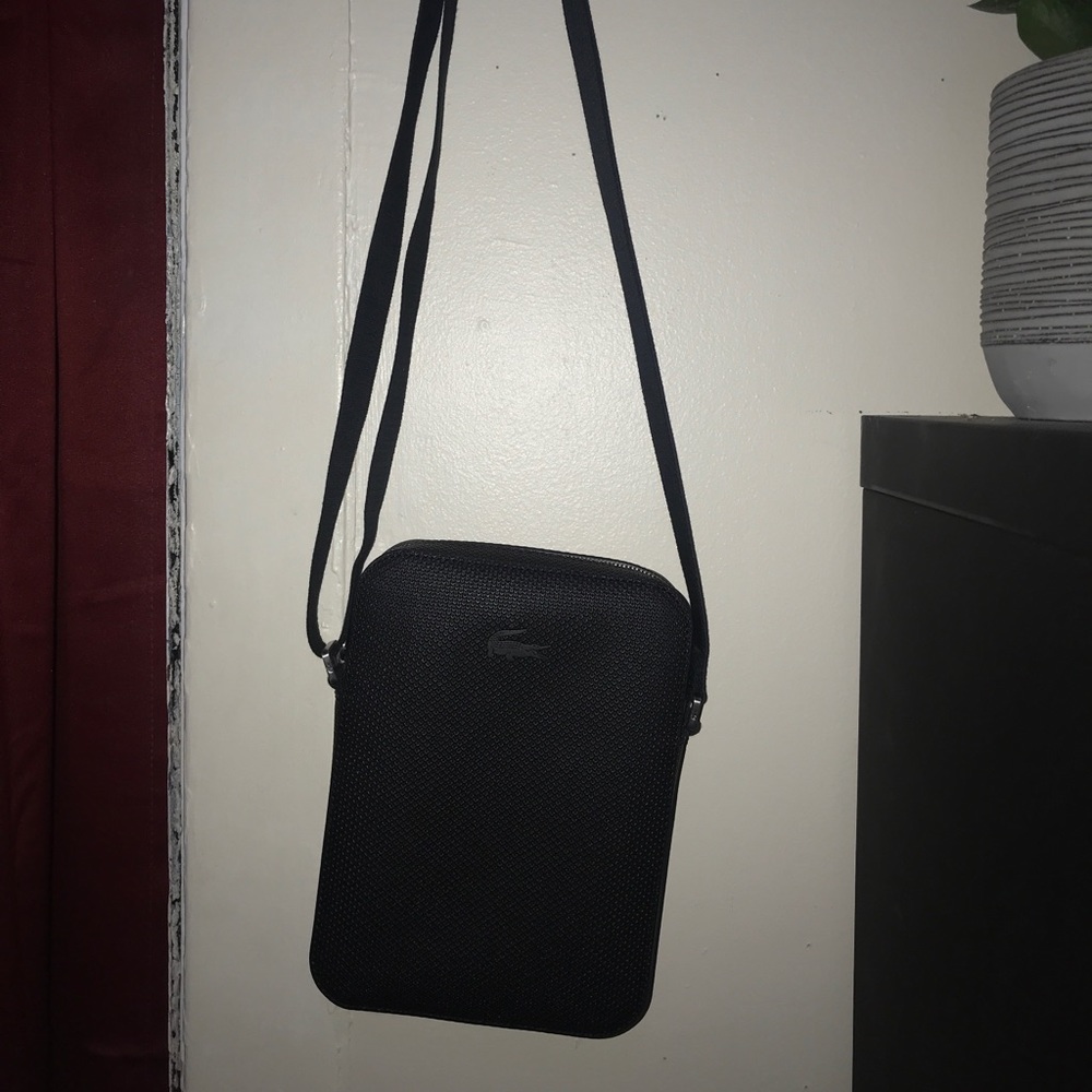 Lacoste Chantaco Soft Leather Vertical Bag